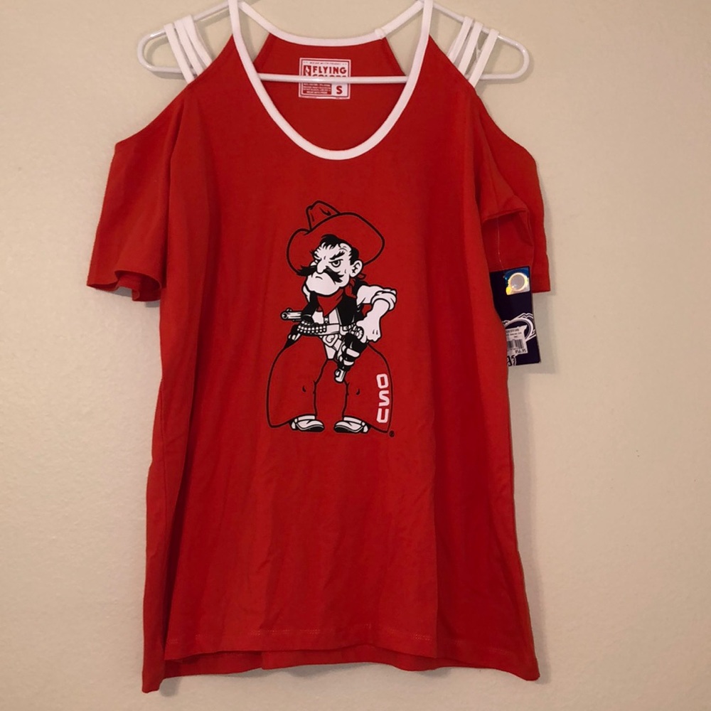 OSU off-the-shoulder top